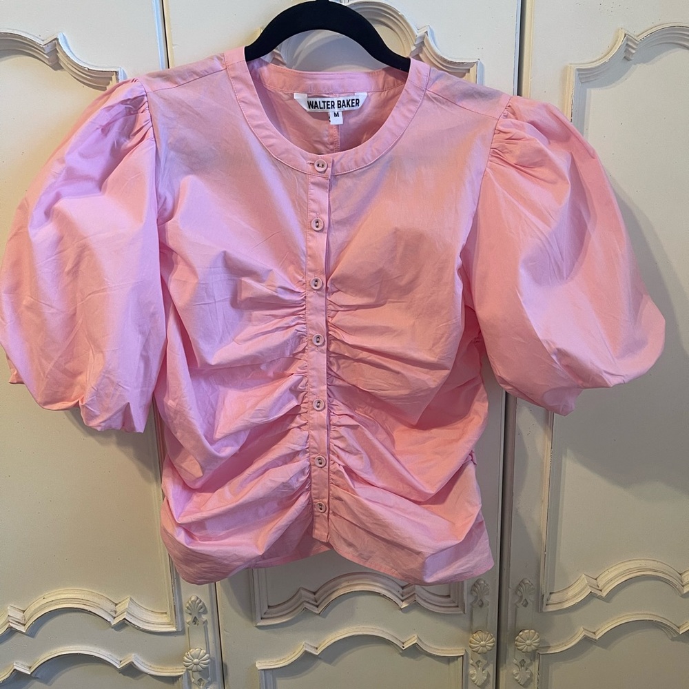 Walter Baker Puff sleeve top size M